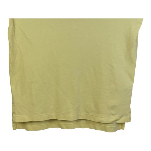 Ralph Lauren Polo Shirt Mens Large Yellow Blue Pony Preppy Smart Soft Touch Top - Picture 3 of 12